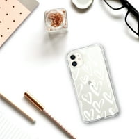Essentials iPhone XS Ma Telefon Kılıfı, Beyaz Kalpler