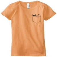 Kızlar Clementine Günlük Crewneck Tişört Gömlek