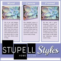 Stupell Industries Hey Sen İlham Verici Neon Kelime Tasarımı Tuval Duvar Sanatı Ester Kay