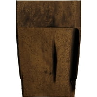 Ekena Millwork 8 H 10 D 72 W Pecky Cypress Fau Ashford Kornişli Ahşap Şömine Mantel Seti, Birinci Sınıf Yaşlı