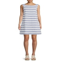 beachlunchlounge Kadın A-Line Kolsuz Çizgili Elbise