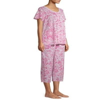 Gizli hazineler kadın ve kadın artı geleneksel kısa kollu v yaka pijama takımı