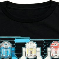 Star Wars Droid Fabrikası Erkek Kısa Kollu Tişört, 4-18 Beden