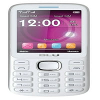 Jenny TV 2. T276T Unlocked GSM Çift SIM Cep Telefonu - Beyaz Mavi