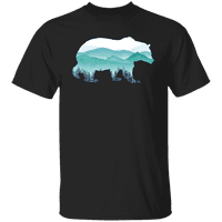 Grafik Amerika Hayvan Ayı erkek grafikli tişört