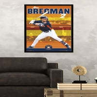 Houston Astros- Ale Bregman Duvar Posteri, 22.375 34