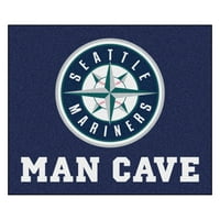 - Seattle Denizciler Adam Mağarası Kuyruk Kapısı Halısı 5'x6'