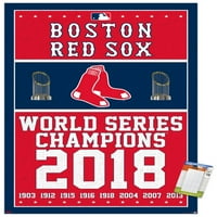 Boston Red So - Şampiyonlar Duvar Posteri, 14.725 22.375