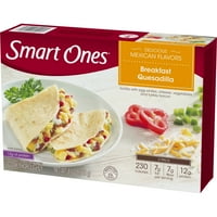 Smart Ones Yumurta Akı, Peynir, Sebze ve Hindi Pastırmalı Kahvaltılık Quesadilla Dondurulmuş Öğün, ct Kutusu