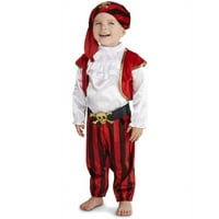 Bebek Korsan Komutanı Cadılar Bayramı Kostüm 12-18 M