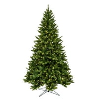 Vickerman 7.5 'Bennington Ladin Yapay Noel Ağacı, Sıcak Beyaz Dura aydınlatmalı LED ışıklar - Fau Ladin Noel Ağacı