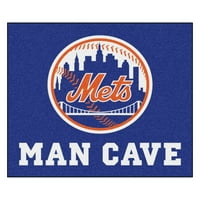 - New York Mets Adam Mağarası Arka Kapı Halısı 5'x6'
