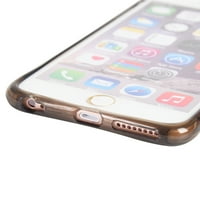 iPhone Plus iPhone 6s Plus için Yarı saydam Kristal ince esnek TPU Kılıf