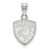 LogoArt Gümüş Rodyum kaplama NHL Florida Panthers Küçük Kolye