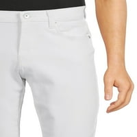 Lazer Erkek Beyaz İnce Cepli Kot Pantolon, Bel Ölçüleri 30 -38