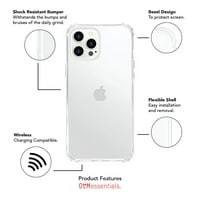 Essentials iPhone Pro Ma Mandala Kalp Pembe ve Mor