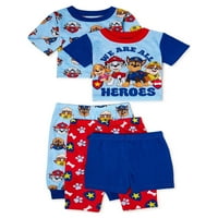 Pençe Devriye Bebek ve Yürümeye Başlayan Çocuk Pijama, 5 Parça, Boyutları 12M-5T