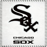 Chicago Beyaz So - Logo Duvar Posteri, 22.375 34