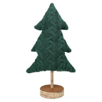 Tatil Zamanı 2'li Büyük Kumaş Ağaç Seti; Noel Masa Dekoru